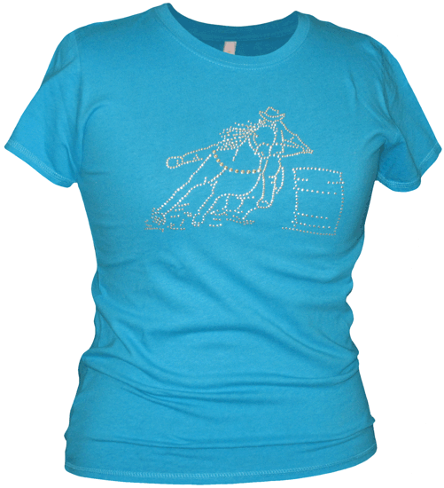 Rhinestone Barrels Tee